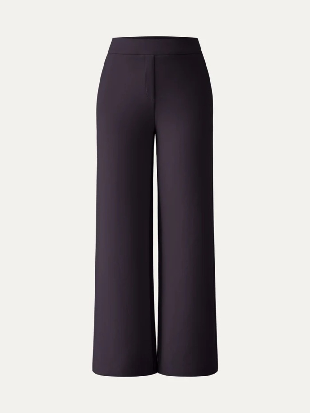 *NWT* Textured Mid Rise Pull-on Straight Pant with Pockets in Purple Gloam